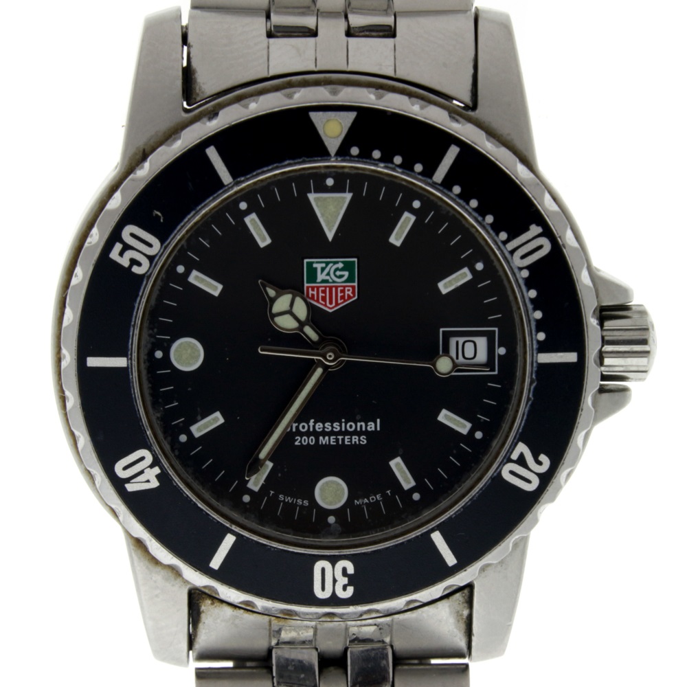 Vintage Tag Heuer Professional WD1210DO Professional 200 Meter Dive